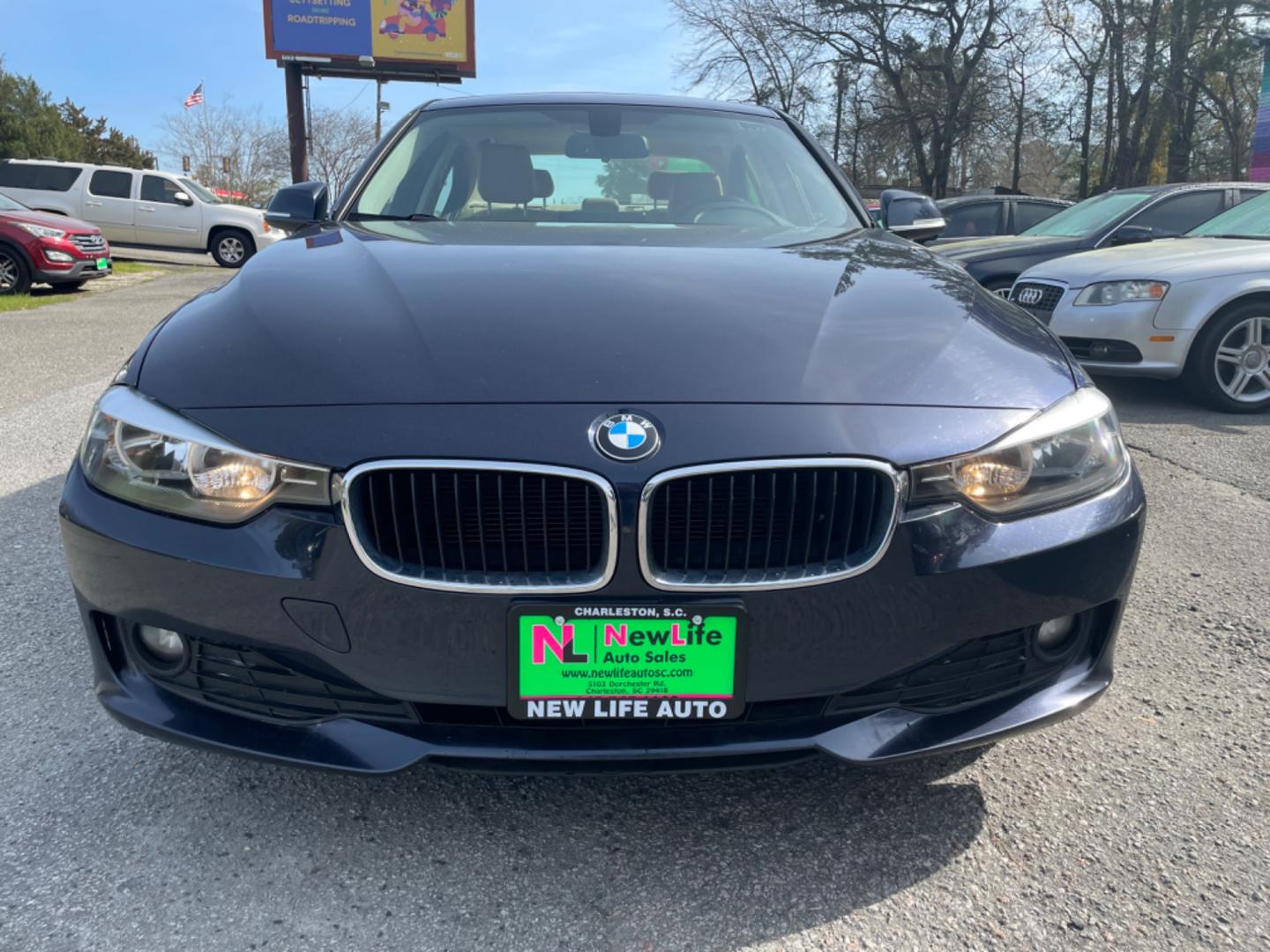 2014 BLUE BMW 3 SERIES 320I XDRIVE (WBA3C3G54EN) with an 2.0L engine, Automatic transmission, located at 5103 Dorchester Rd., Charleston, SC, 29418-5607, (843) 767-1122, 36.245171, -115.228050 - Local Trade-in with Leather, Sunroof, Navigation, CD/AUX/USB, Hands-free Phone, Dual Climate Control, Power Everything (windows, locks, seats, mirrors), Heated, Seats, Push Button Start, Keyless Entry, Alloy Wheels. Clean CarFax (no accidents reported) 101k miles Located at New Life Auto Sales! 202 - Photo#1